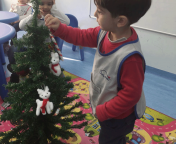 Décoration du sapin de Noël 